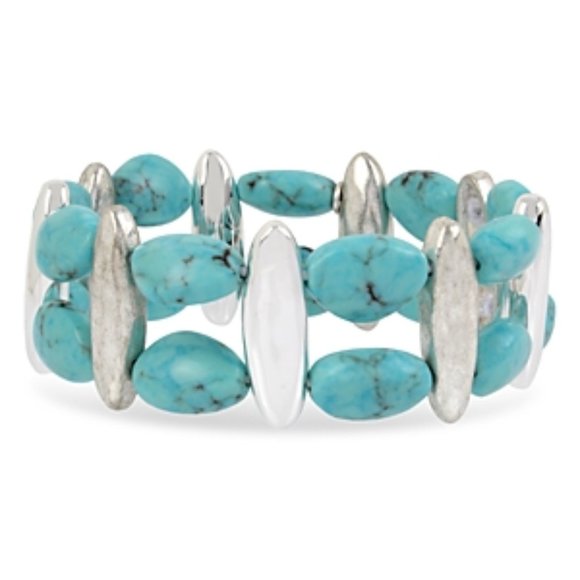 Robert Lee Morris Jewelry - Robert Lee Morris Soho Turquoise Stretch Bracelet